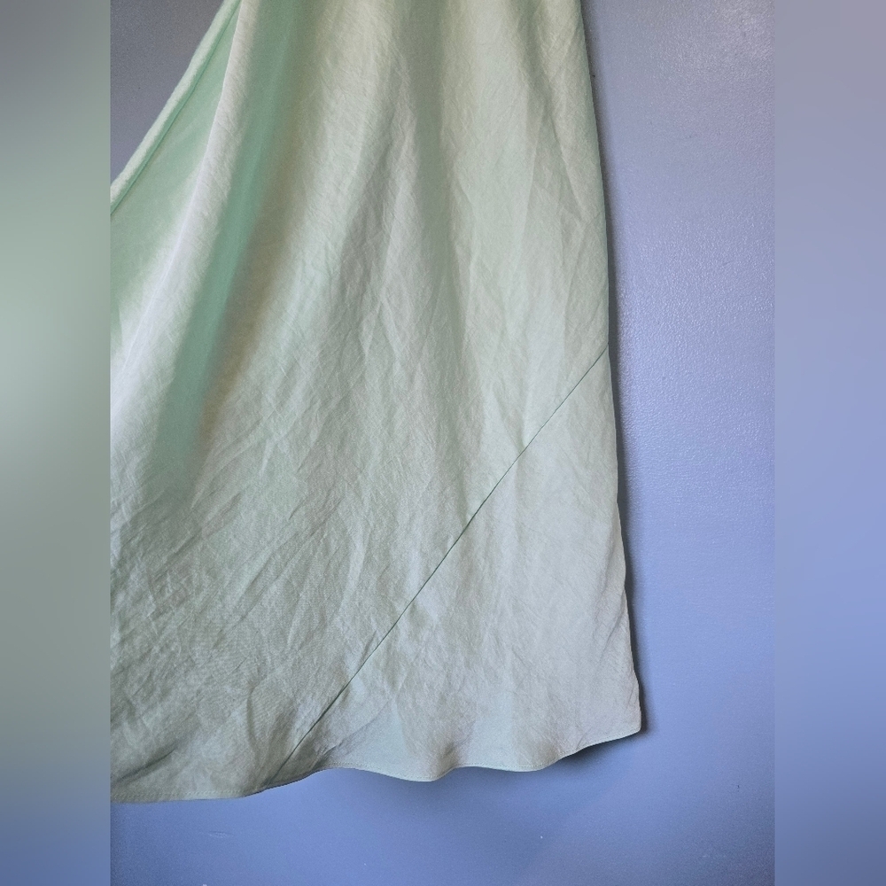 Wilfred Slinky Midi Slip Dress Green M - Picture 3 of 9